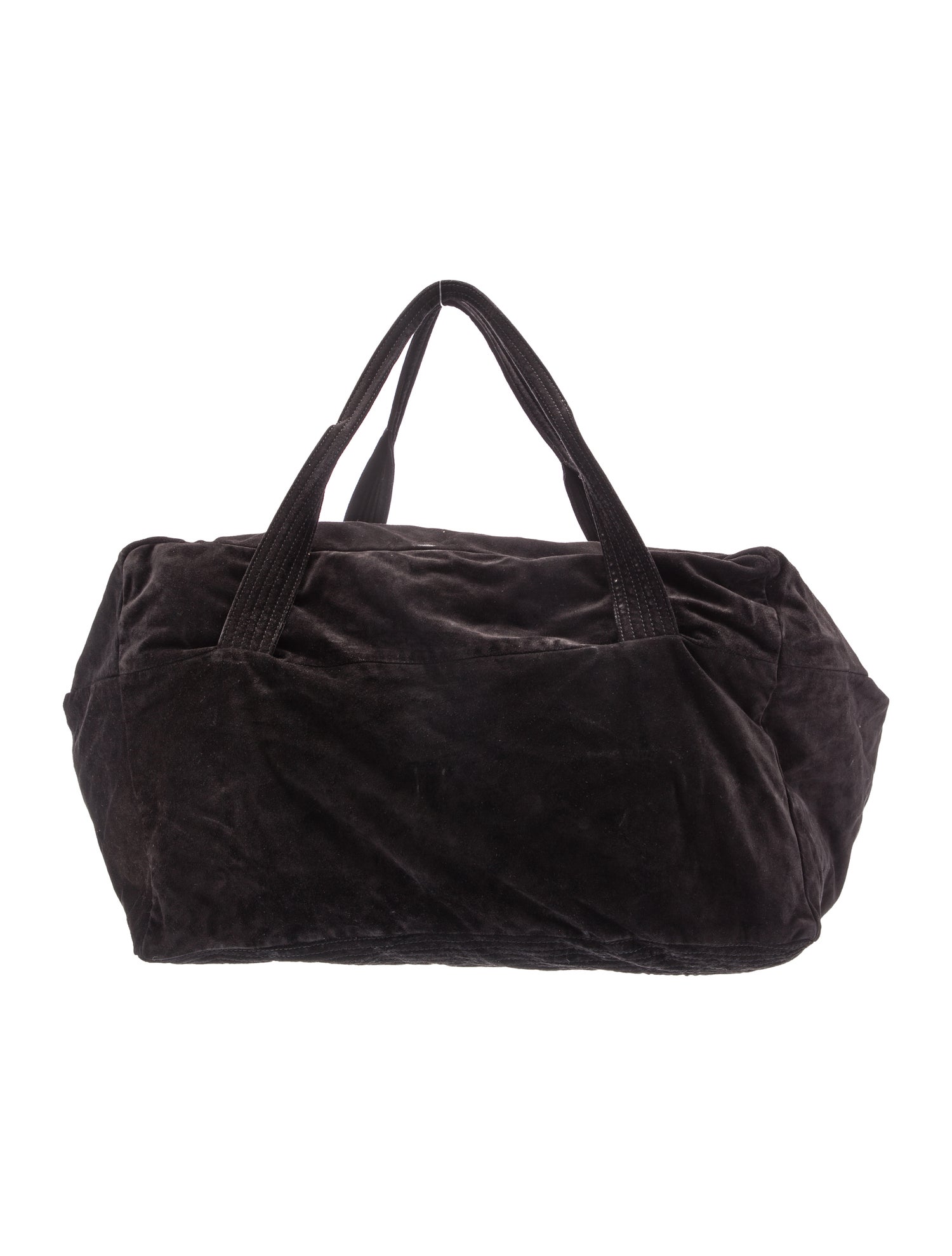 Ann Demeulemeester Suede Weekender Bag - Black Totes, Handbags