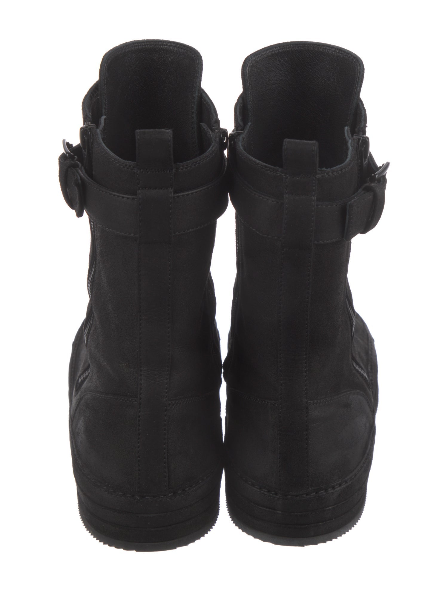 Ann Demeulemeester Leather Sneakers - Black Sneakers, Shoes 