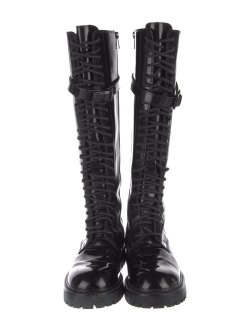 Ann Demeulemeester Patent Leather Snow Boots