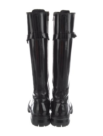 Ann Demeulemeester Patent Leather Snow Boots