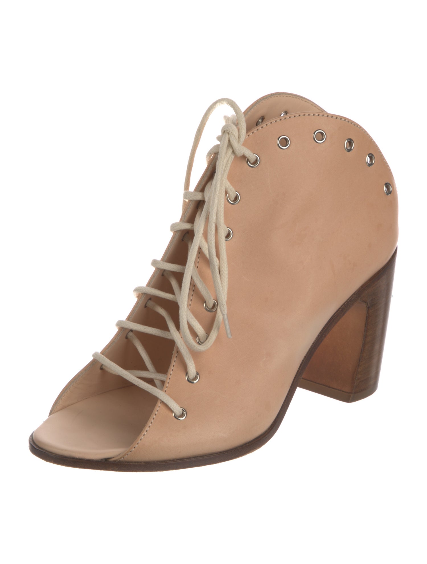 Ann Demeulemeester Leather Slingback Sandals