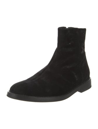 Ann Demeulemeester Velvet Boots