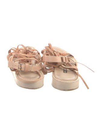 Ann Demeulemeester Leather Gladiator Sandals
