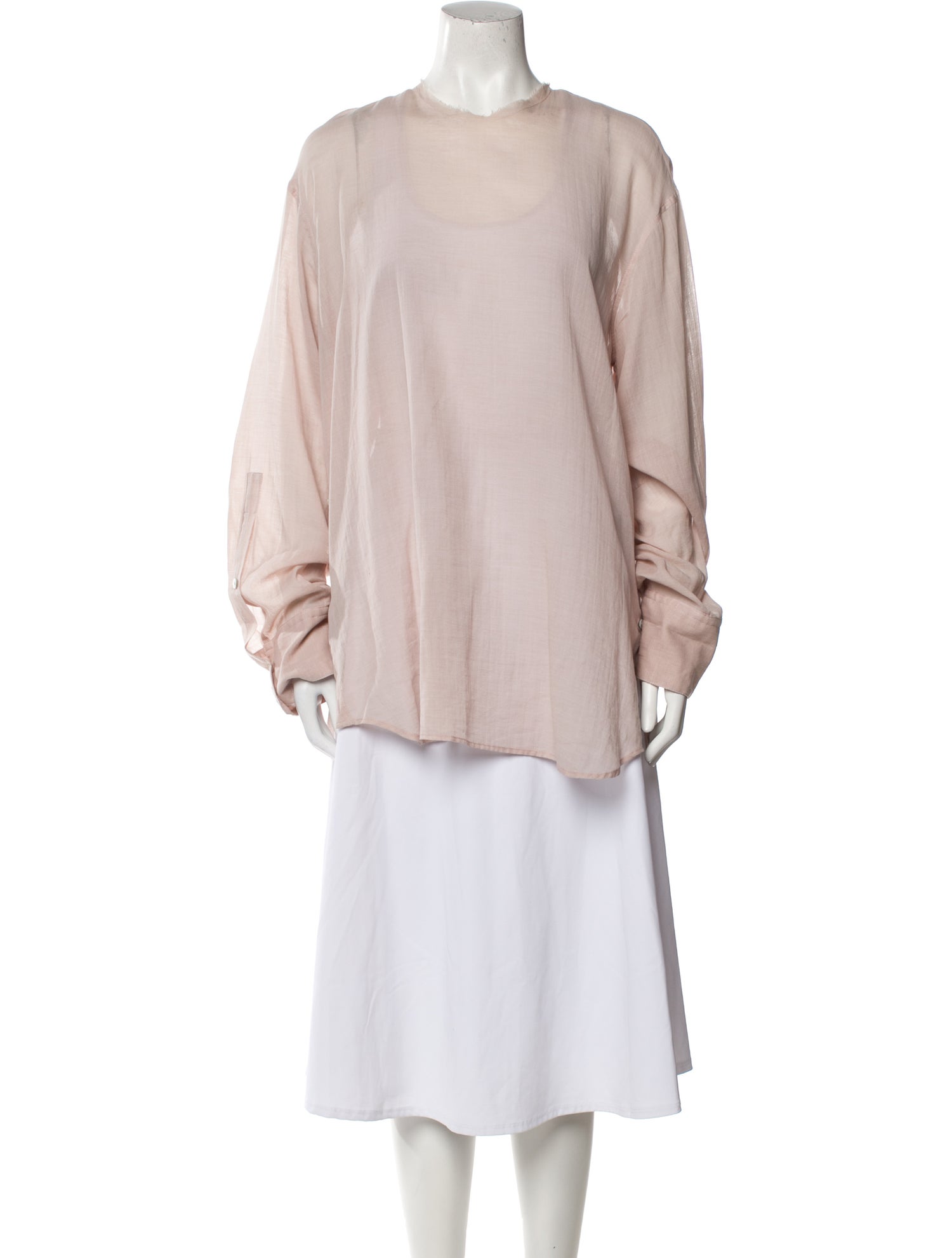 Ann Demeulemeester Crew Neck Long Sleeve Tunic