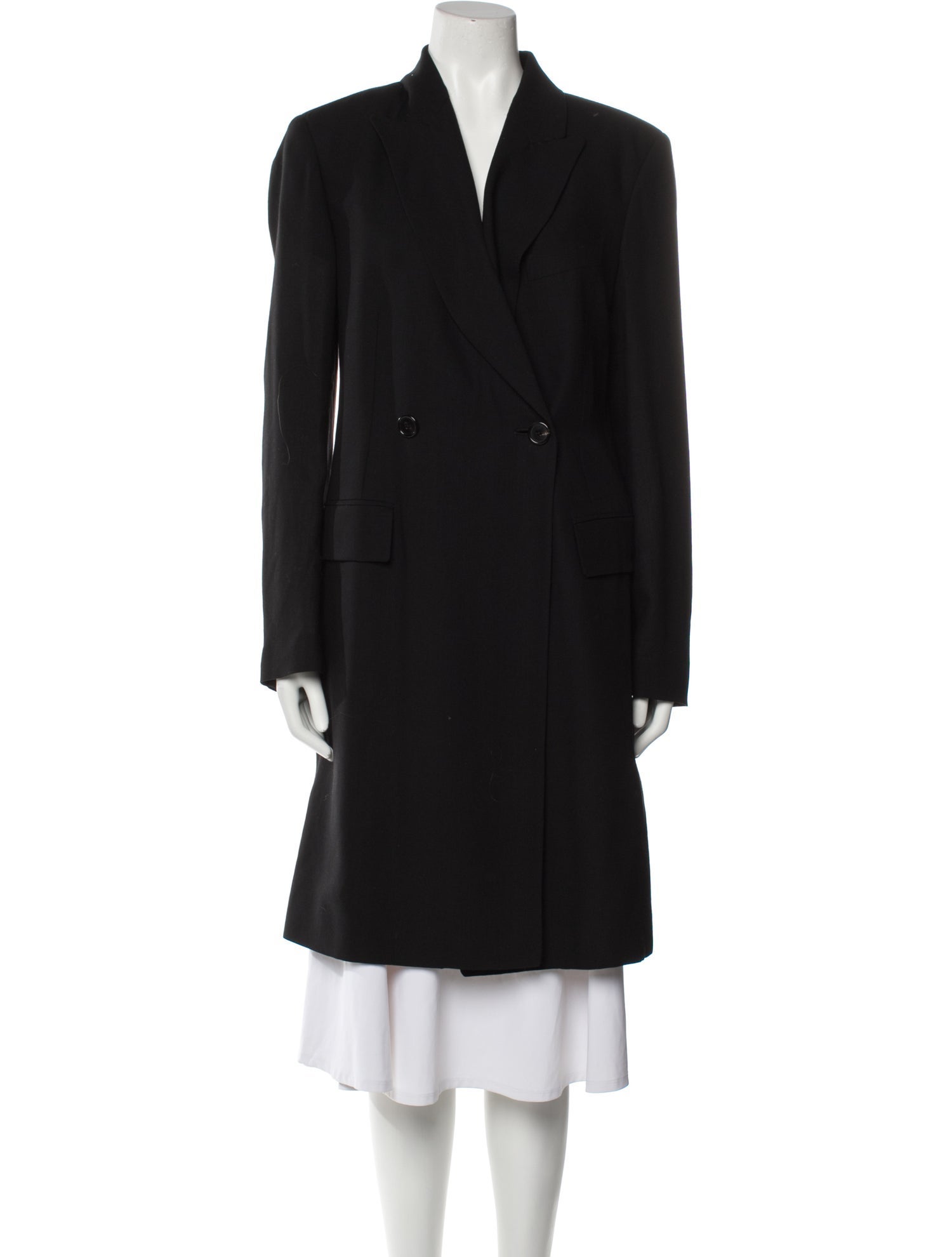 Ann Demeulemeester 2010's Virgin Wool Peacoat