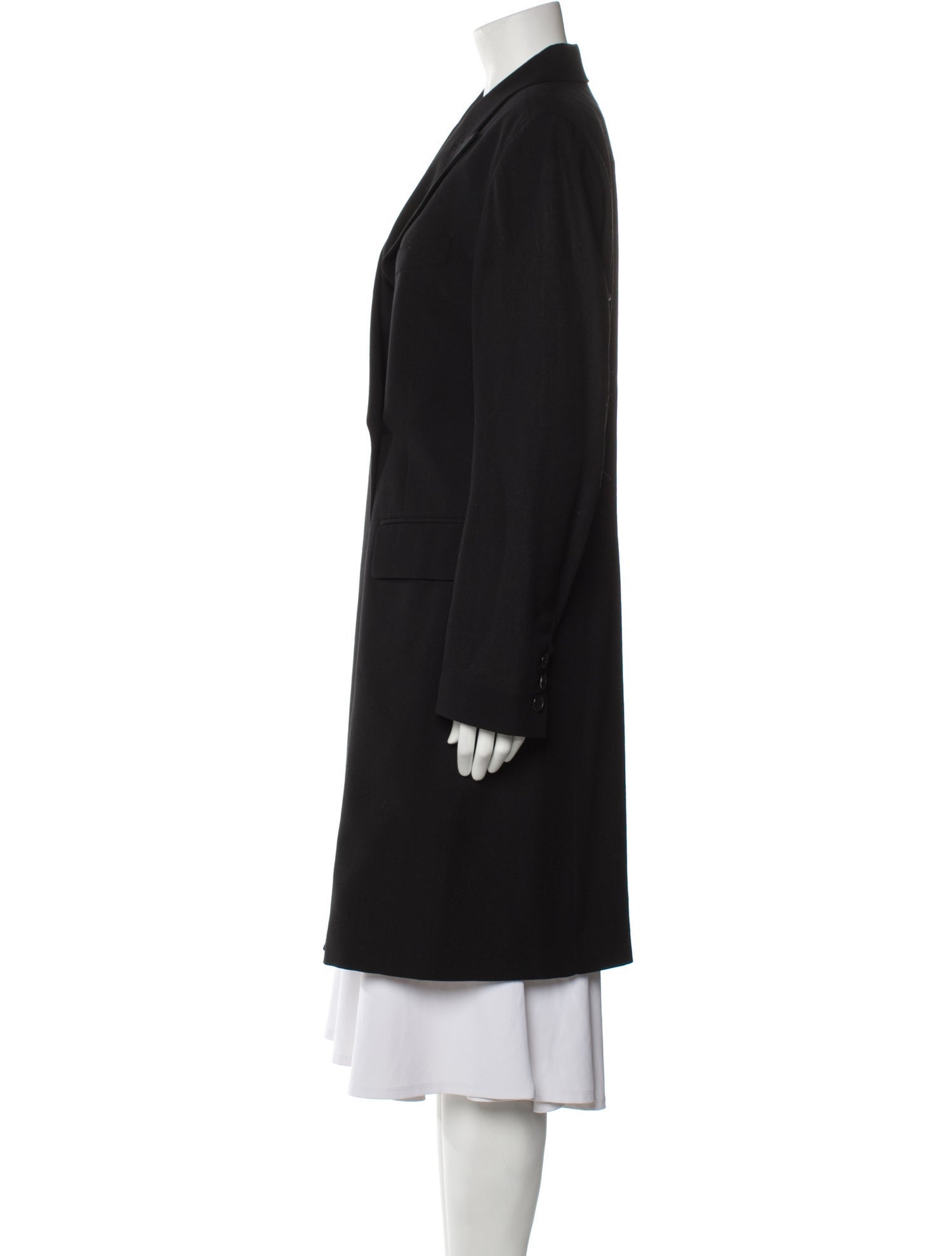 Ann Demeulemeester 2010's Virgin Wool Peacoat