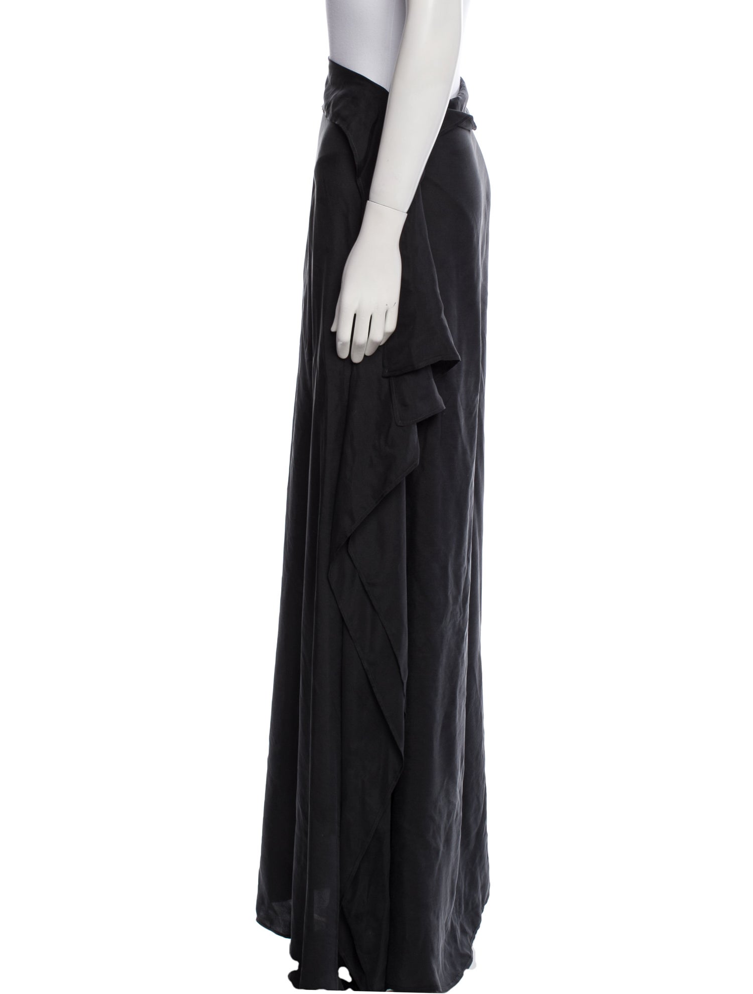Ann Demeulemeester Silk Long Skirt