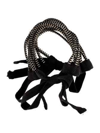 Ann Demeulemeester Zipper Wrap Bracelet