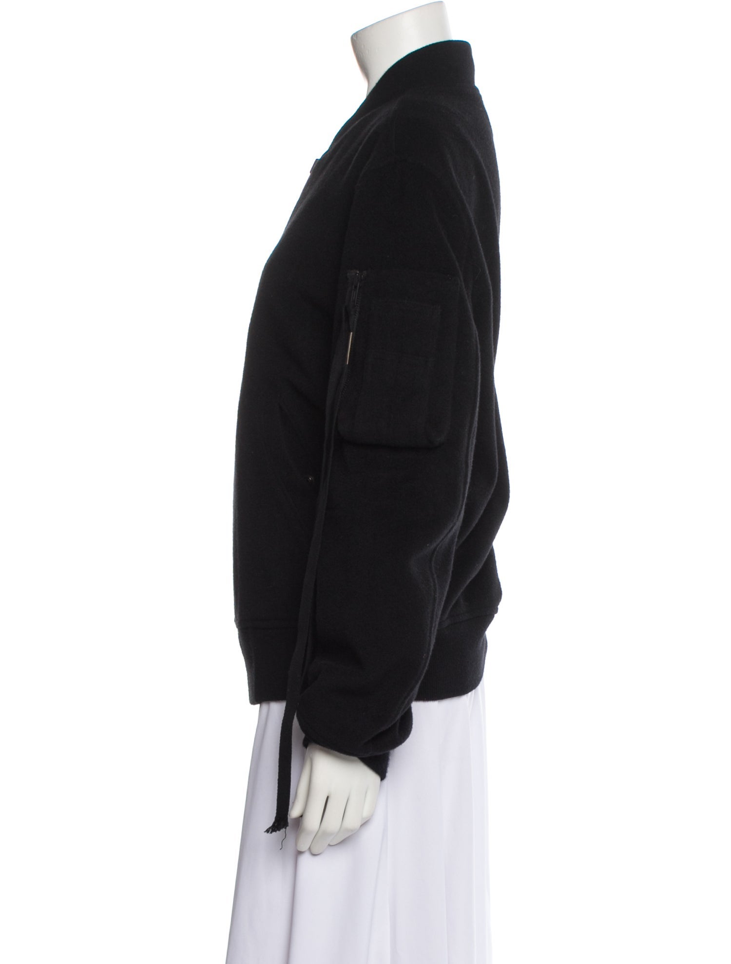 Ann Demeulemeester 2021 Fleece Bomber Jacket