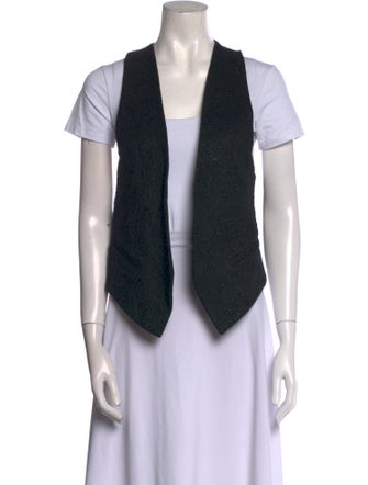 Ann Demeulemeester Wool Open Front Top