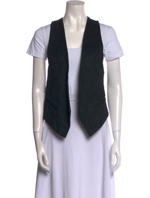 Ann Demeulemeester Wool Open Front Top