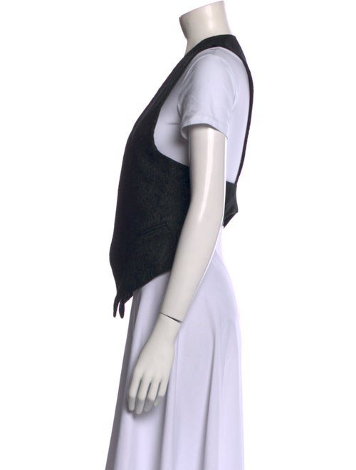Ann Demeulemeester Wool Open Front Top