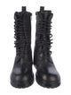 Ann Demeulemeester Leather Combat Boots