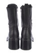 Ann Demeulemeester Leather Combat Boots