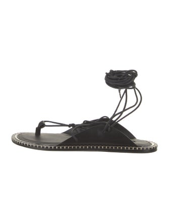 Ann Demeulemeester Leather Gladiator Sandals