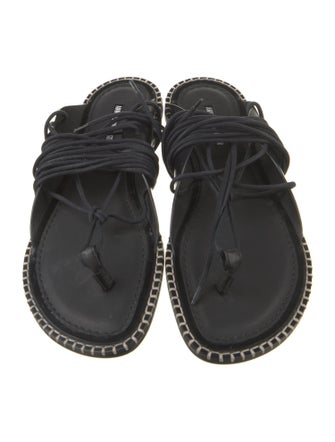 Ann Demeulemeester Leather Gladiator Sandals