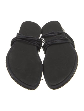 Ann Demeulemeester Leather Gladiator Sandals