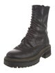 Ann Demeulemeester Leather Combat Boots