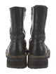 Ann Demeulemeester Leather Combat Boots