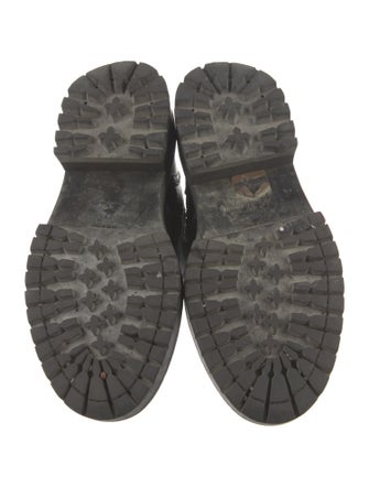 Ann Demeulemeester Leather Combat Boots