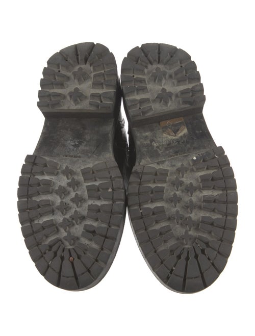 Ann Demeulemeester Leather Combat Boots