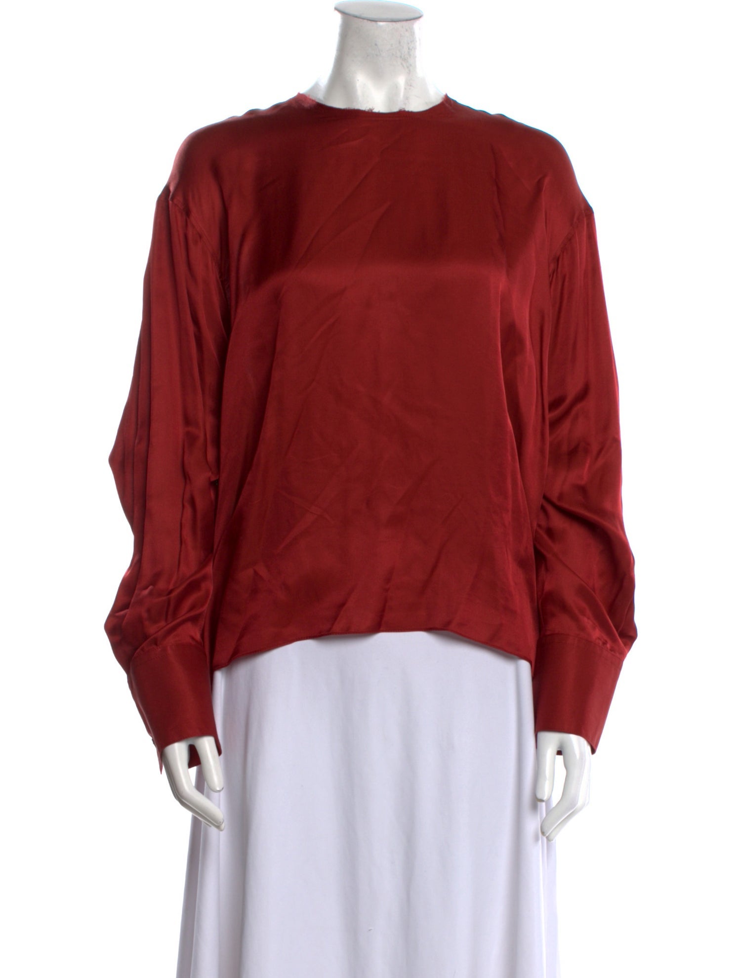 Ann Demeulemeester Crew Neck Long Sleeve Blouse