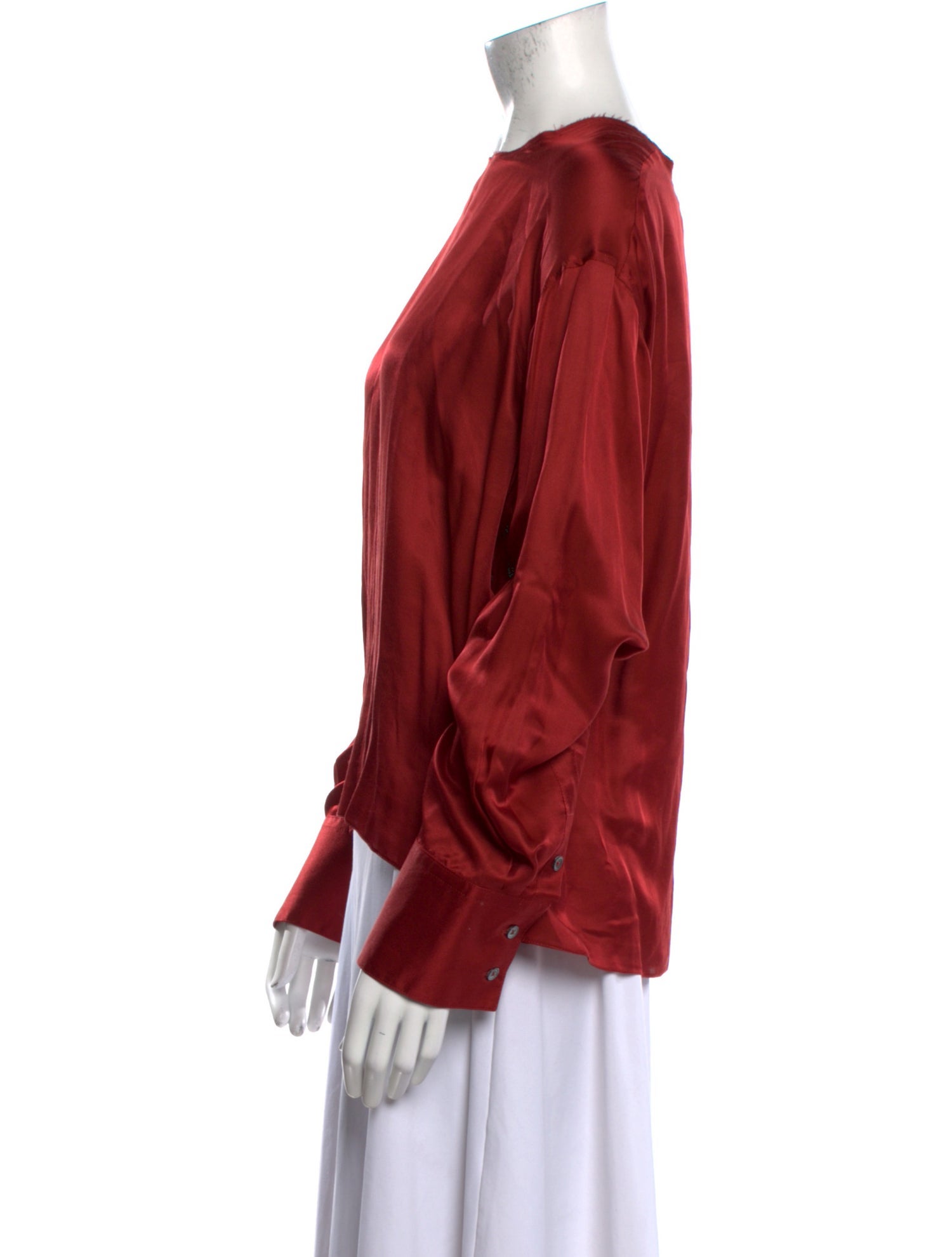 Ann Demeulemeester Crew Neck Long Sleeve Blouse