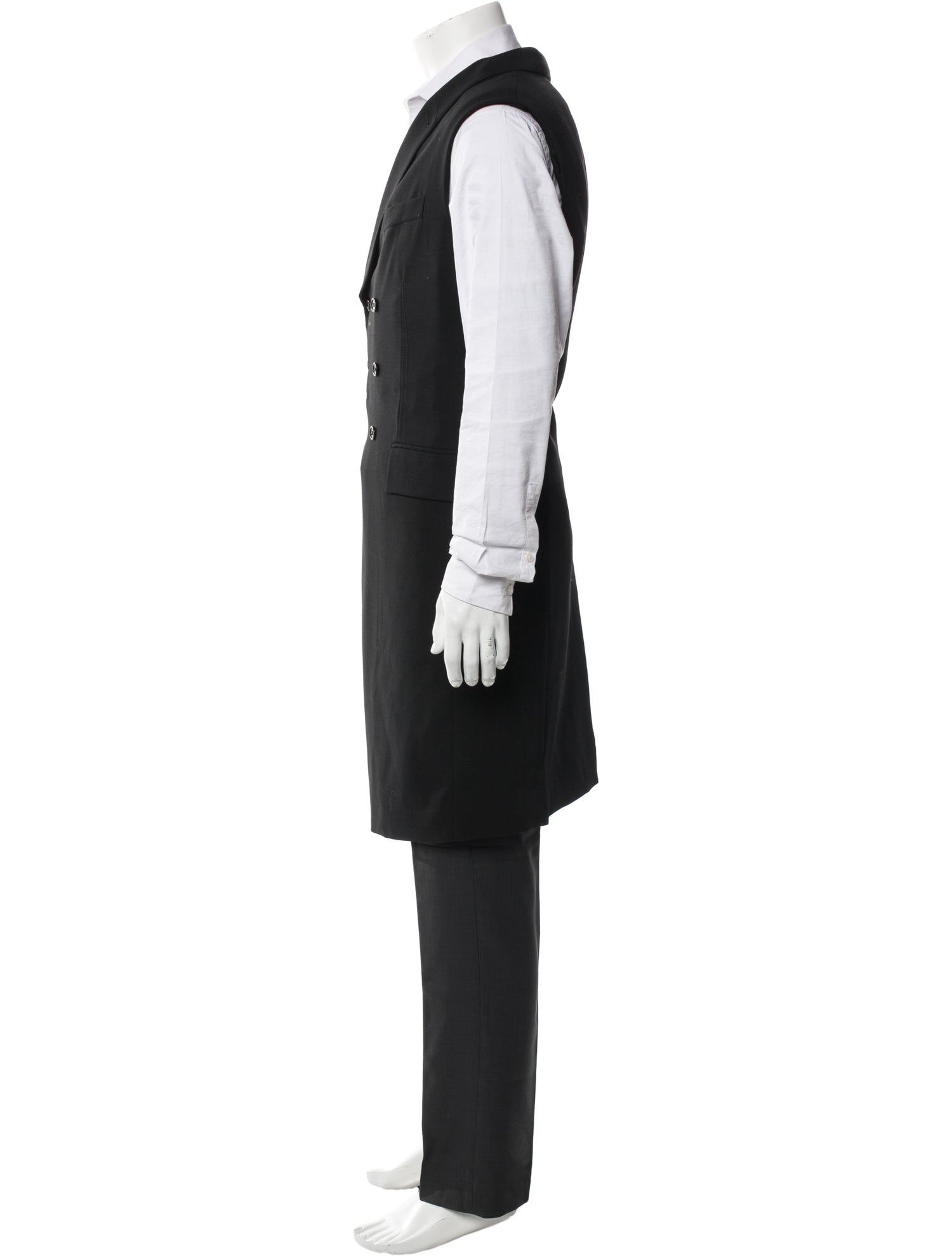 Ann Demeulemeester Virgin Wool Trench Coat