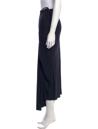 Ann Demeulemeester Raw-Edge Trim Midi Length Skirt