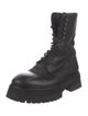 Ann Demeulemeester Leather Combat Boots