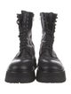 Ann Demeulemeester Leather Combat Boots