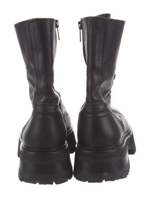 Ann Demeulemeester Leather Combat Boots