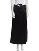 Ann Demeulemeester Silk Midi Length Skirt