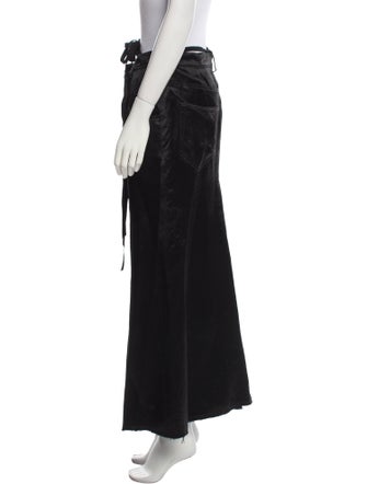 Ann Demeulemeester Silk Midi Length Skirt