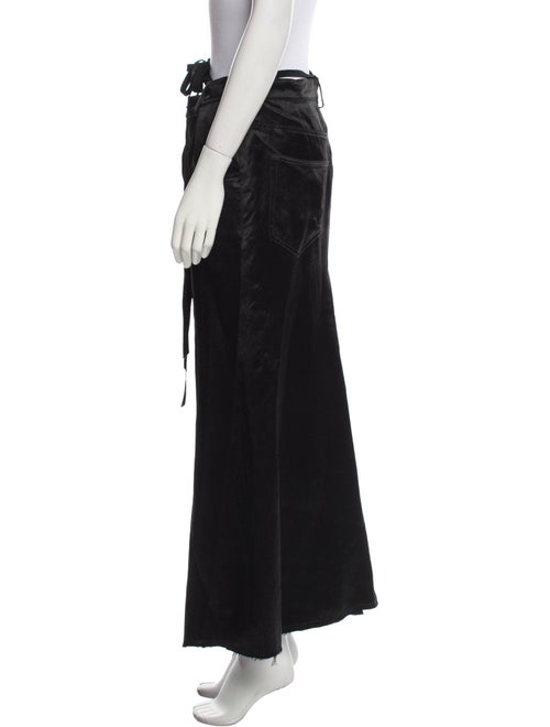 Ann Demeulemeester Silk Midi Length Skirt