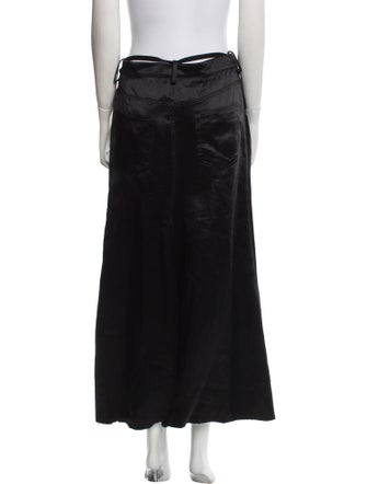 Ann Demeulemeester Silk Midi Length Skirt