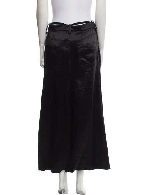 Ann Demeulemeester Silk Midi Length Skirt