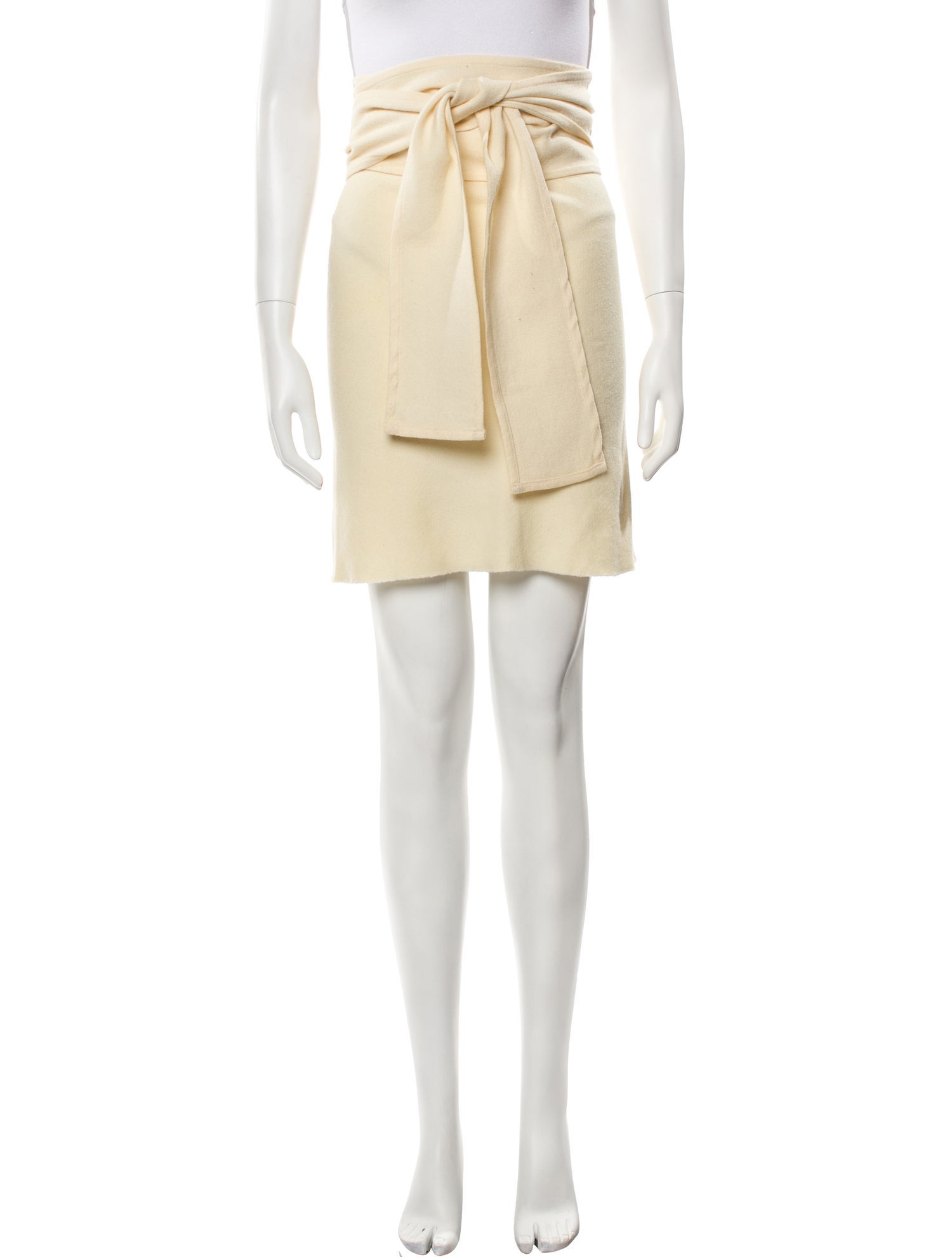 Ann Demeulemeester Virgin Wool Mini Skirt