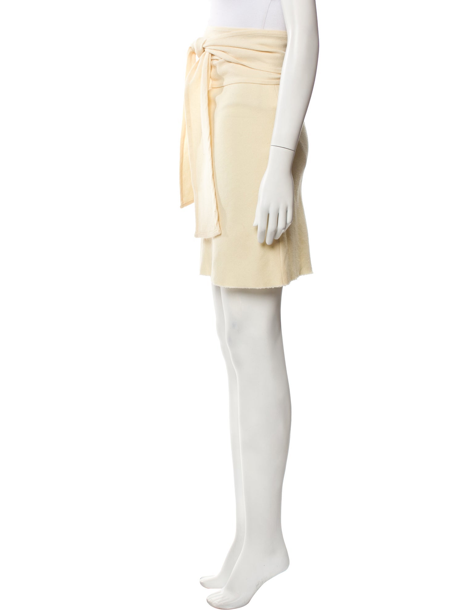 Ann Demeulemeester Virgin Wool Mini Skirt