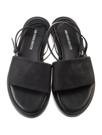 Ann Demeulemeester Suede Sandals