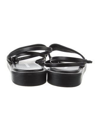 Ann Demeulemeester Suede Sandals