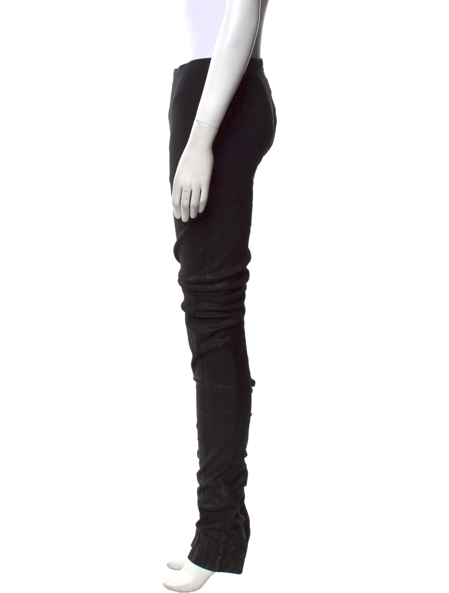 Ann Demeulemeester Leather Skinny Leg Pants