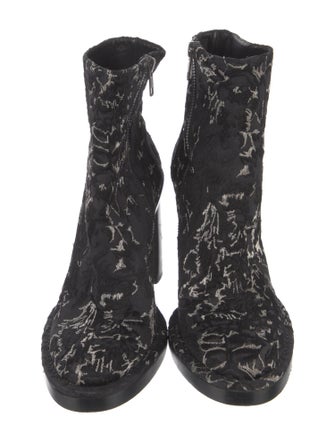 Ann Demeulemeester Printed Sock Boots