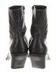 Ann Demeulemeester Leather Western Boots