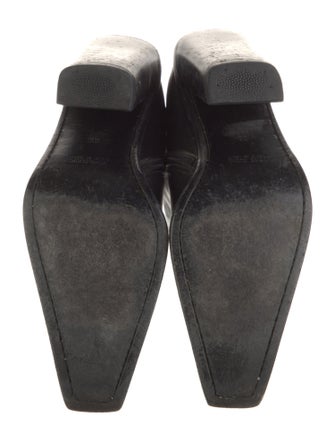 Ann Demeulemeester Leather Western Boots