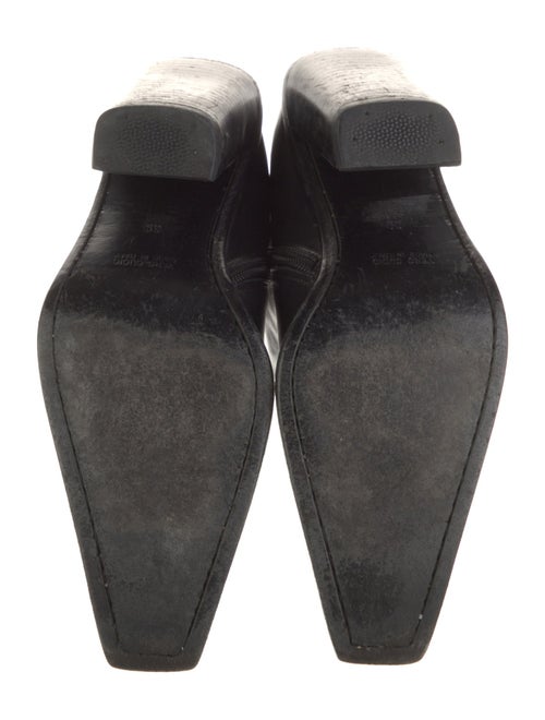 Ann Demeulemeester Leather Western Boots