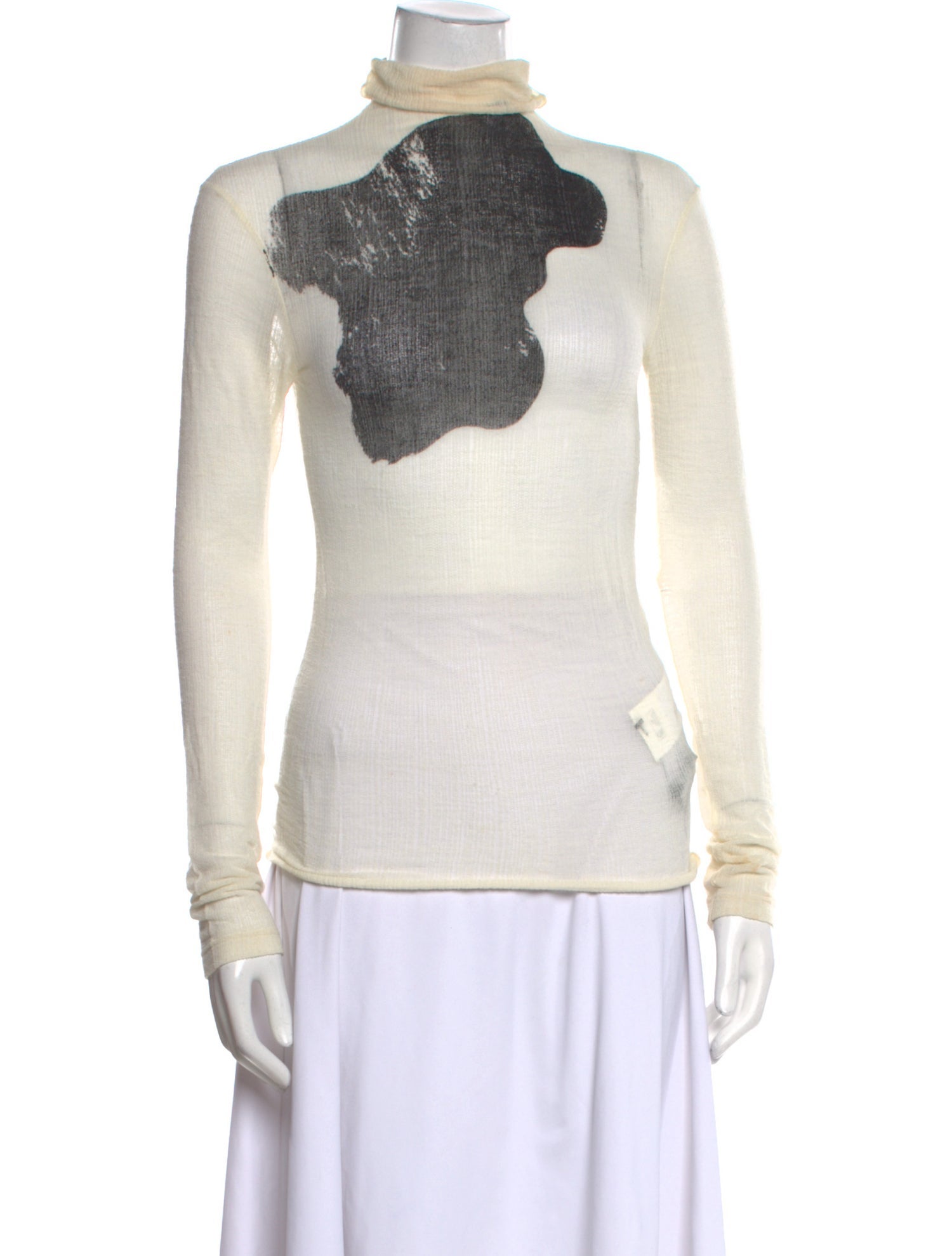 Ann Demeulemeester Wool Turtleneck Sweatshirt