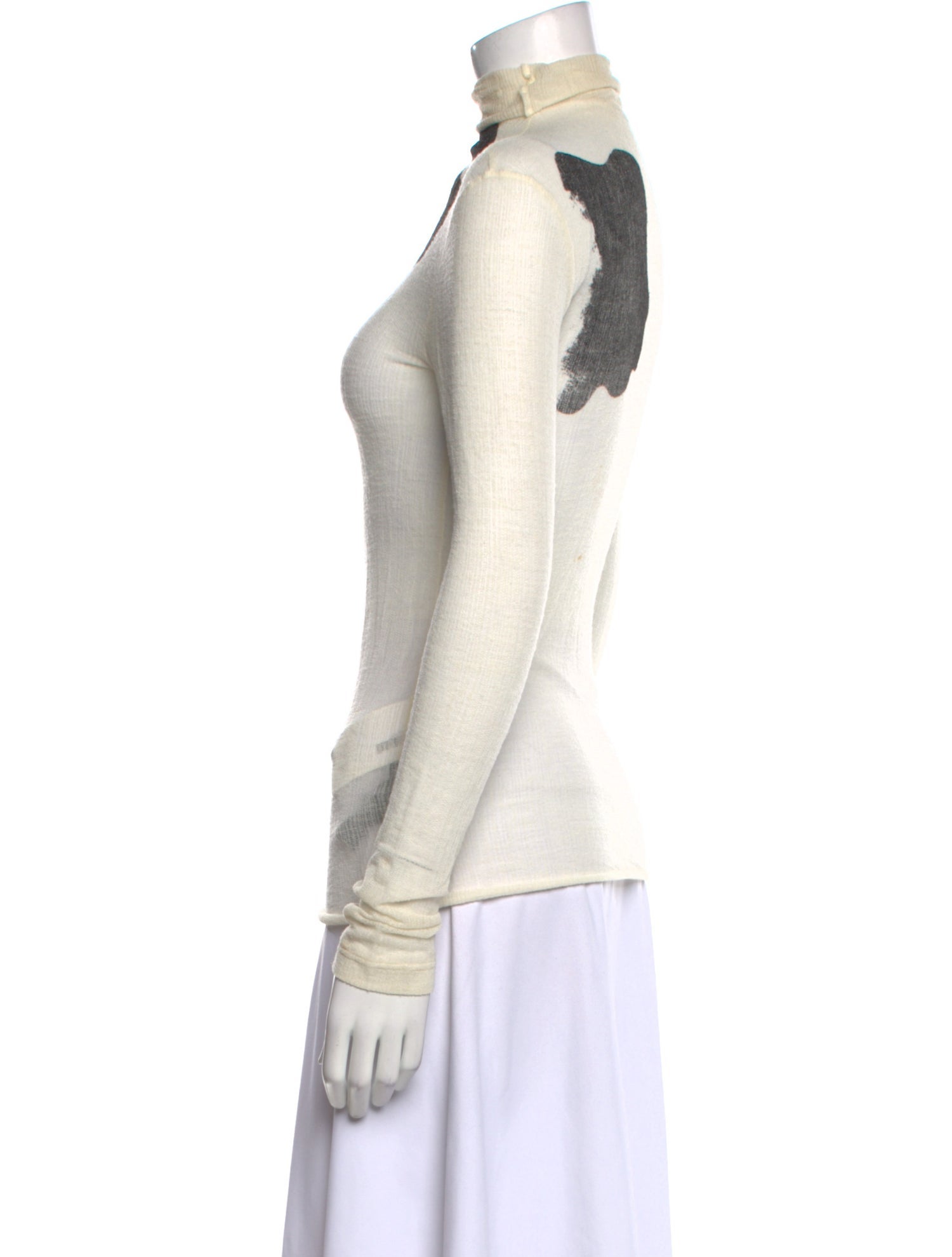 Ann Demeulemeester Wool Turtleneck Sweatshirt