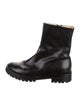 Ann Demeulemeester Leather Combat Boots