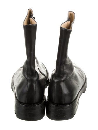 Ann Demeulemeester Leather Combat Boots